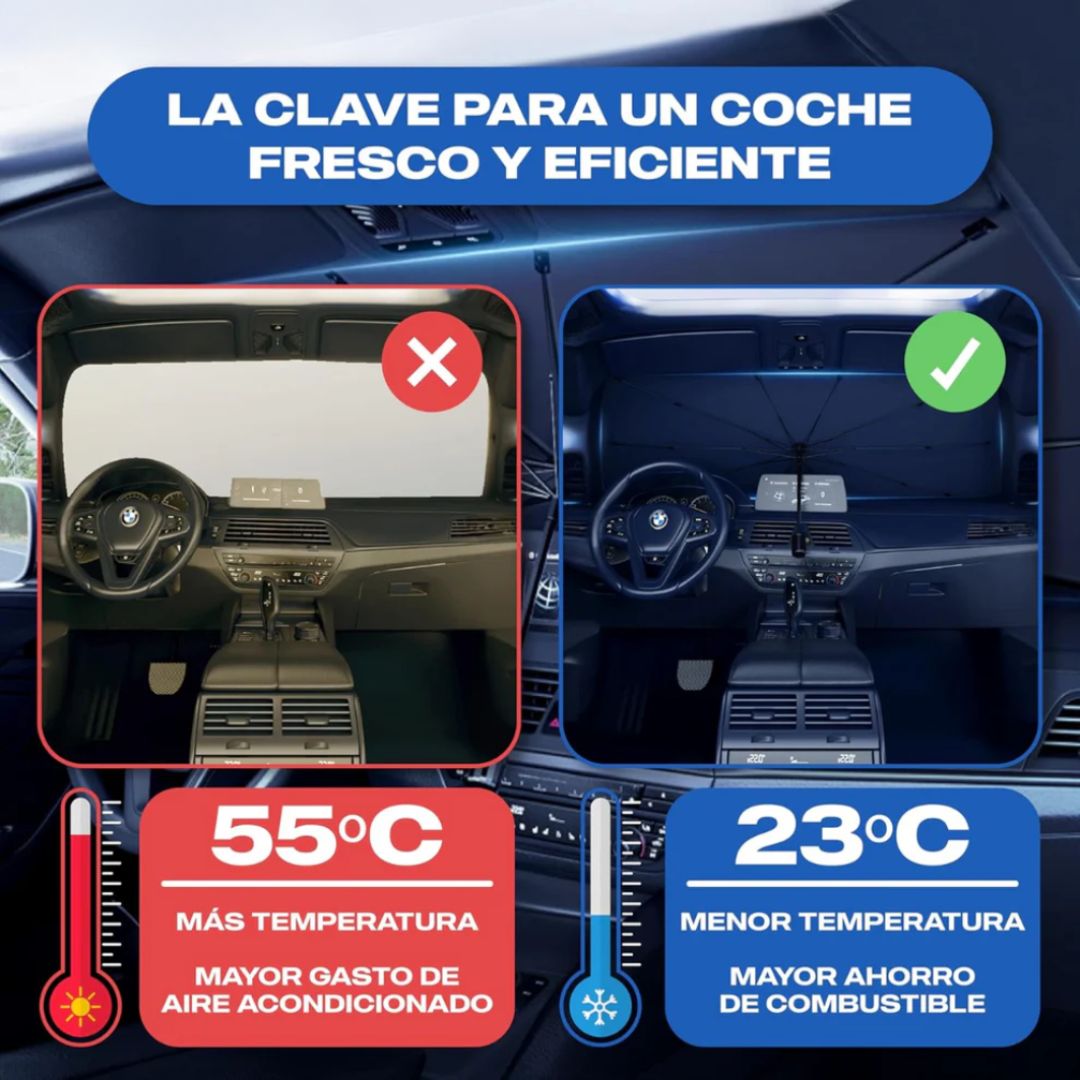 Parasol SunGo® – Protezione Solare Auto Anti-UV 97% | Noare