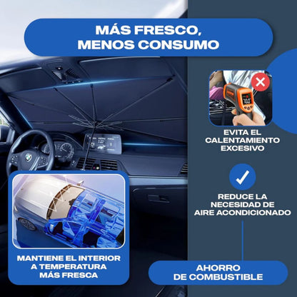 Parasol SunGo® – Protezione Solare Auto Anti-UV 97% | Noare