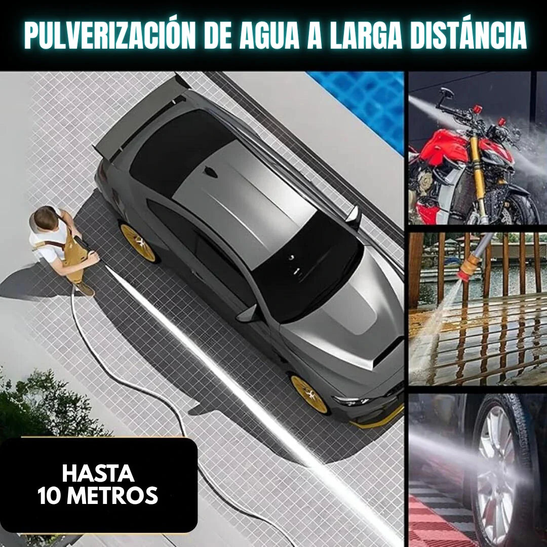 AquaJet Pro™ – Hidrolimpiadora de Alta Presión Inalámbrica 21V | + 1 Batería + Maleta GRATIS | Noare