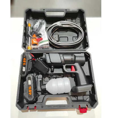 AquaJet Pro™ – Idropulitrice ad Alta Pressione Senza Fili da 21 V | + 1 Batteria GRATUITA + Custodia Per il Trasporto | Noare