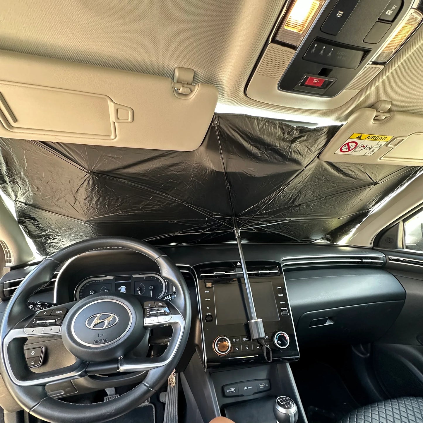 Parasol SunGo® – Protezione Solare Auto Anti-UV 97% | Noare