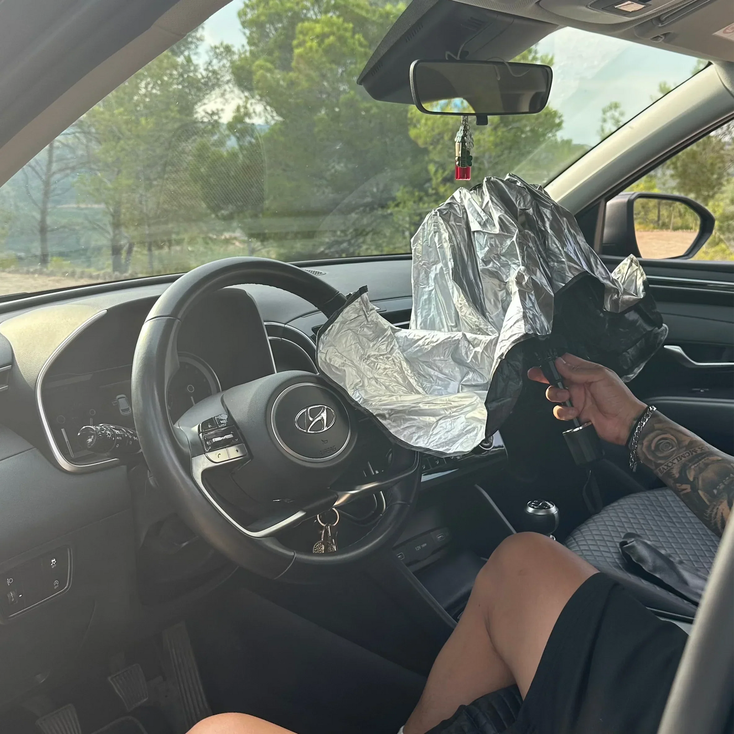 Parasol SunGo® – Protezione Solare Auto Anti-UV 97% | Noare