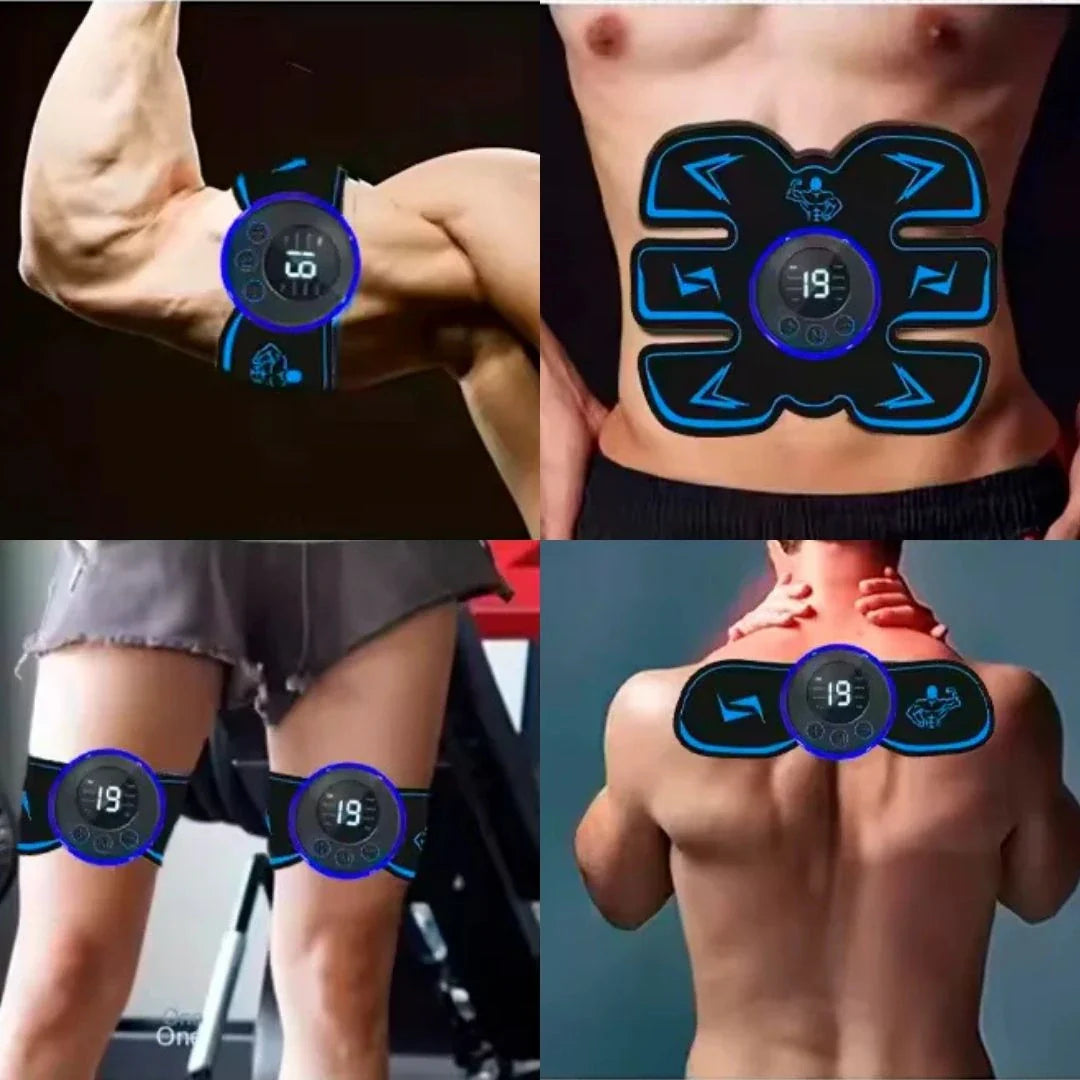 Kit Tonificante Noare Duo – Glutei Sodi e Addome Piatto con EMS – 2 in 1, Risultati Reali!