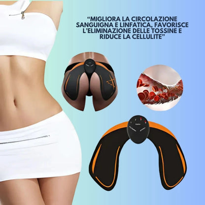 Kit Tonificante Noare Duo – Glutei Sodi e Addome Piatto con EMS – 2 in 1, Risultati Reali!