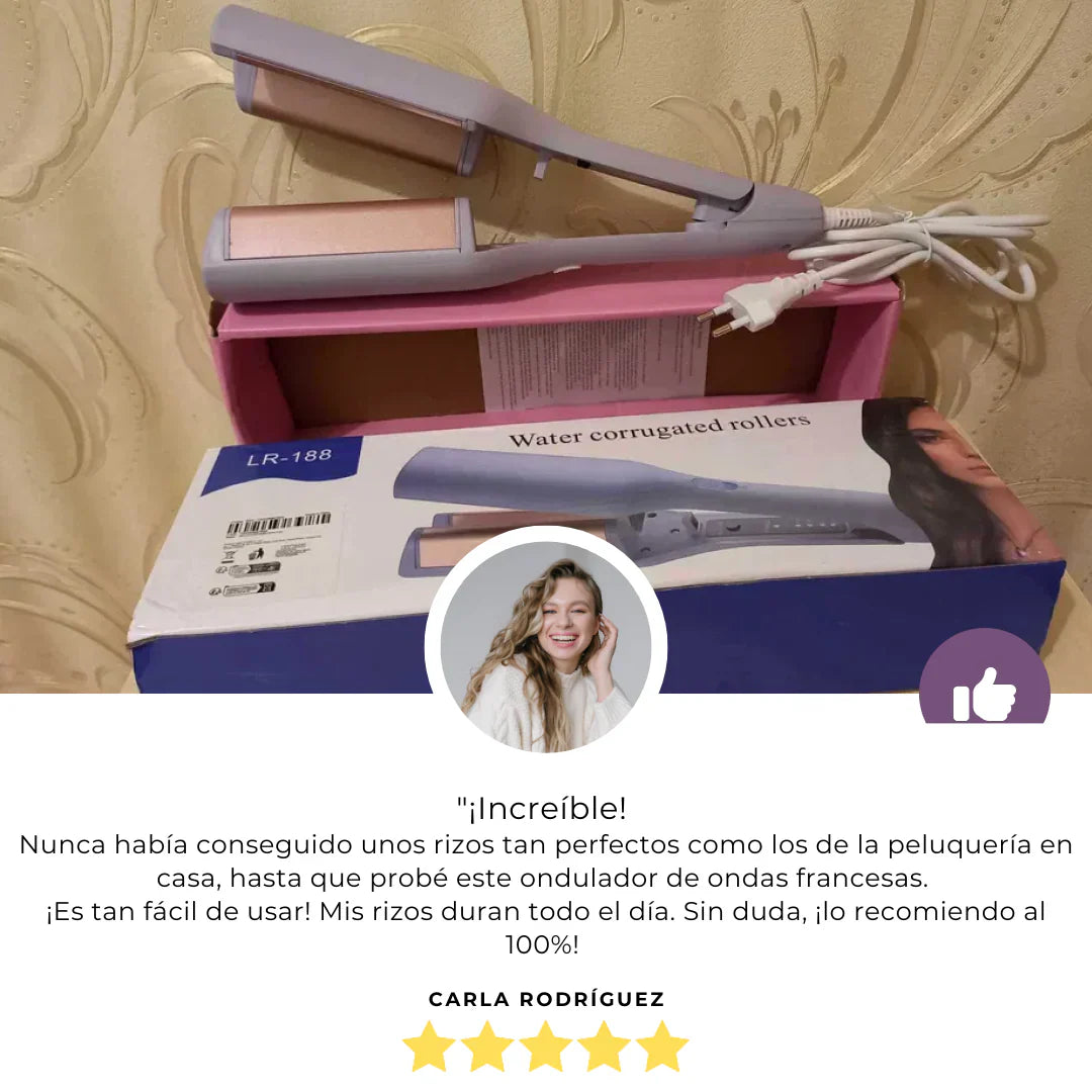Rizador AuraWave™ | Ondas Naturales + Cerámica | Noare