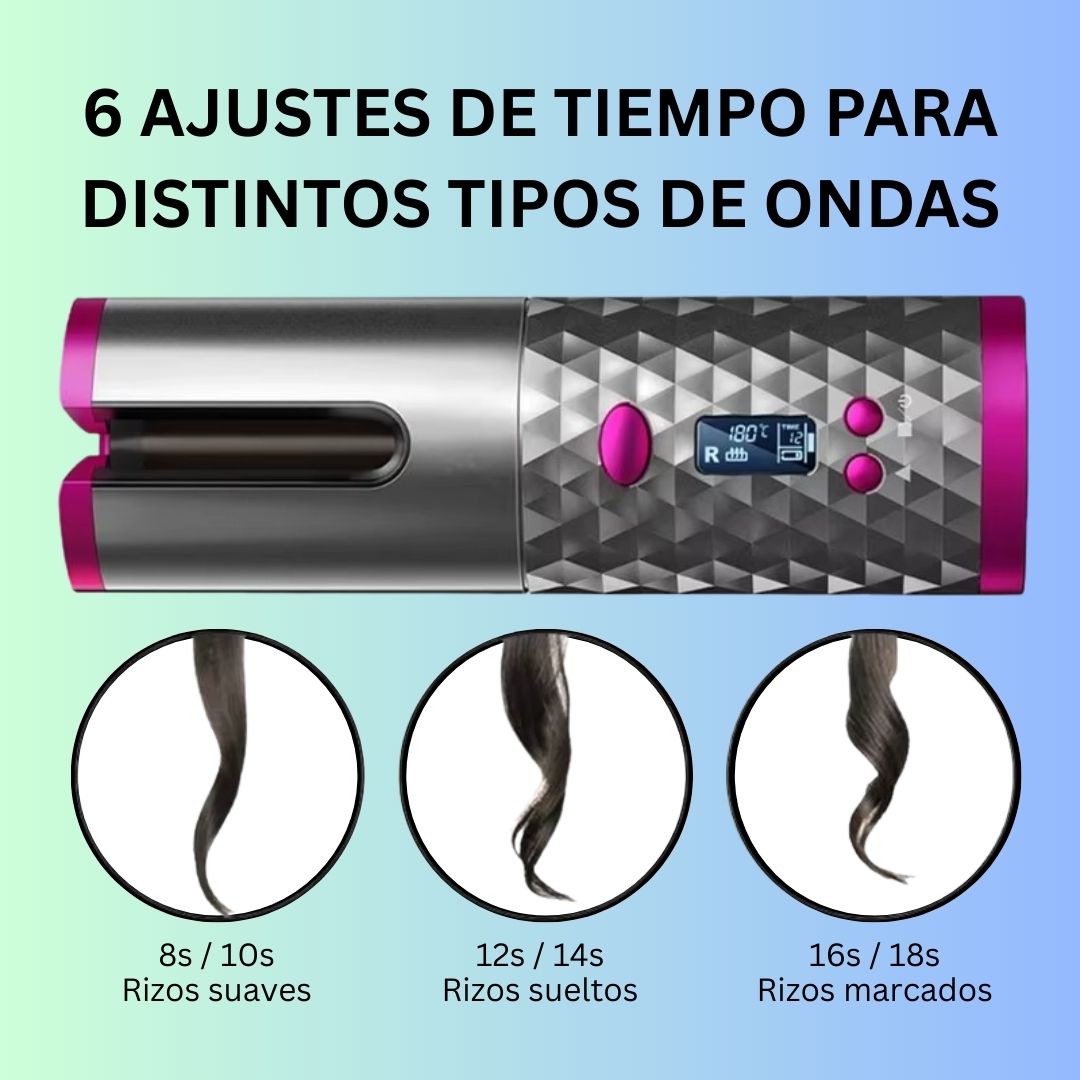 Rizador Automático Curlé Noare | Rizos Duraderos + Sin Quemaduras