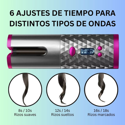 Rizador Automático Curlé Noare | Rizos Duraderos + Sin Quemaduras