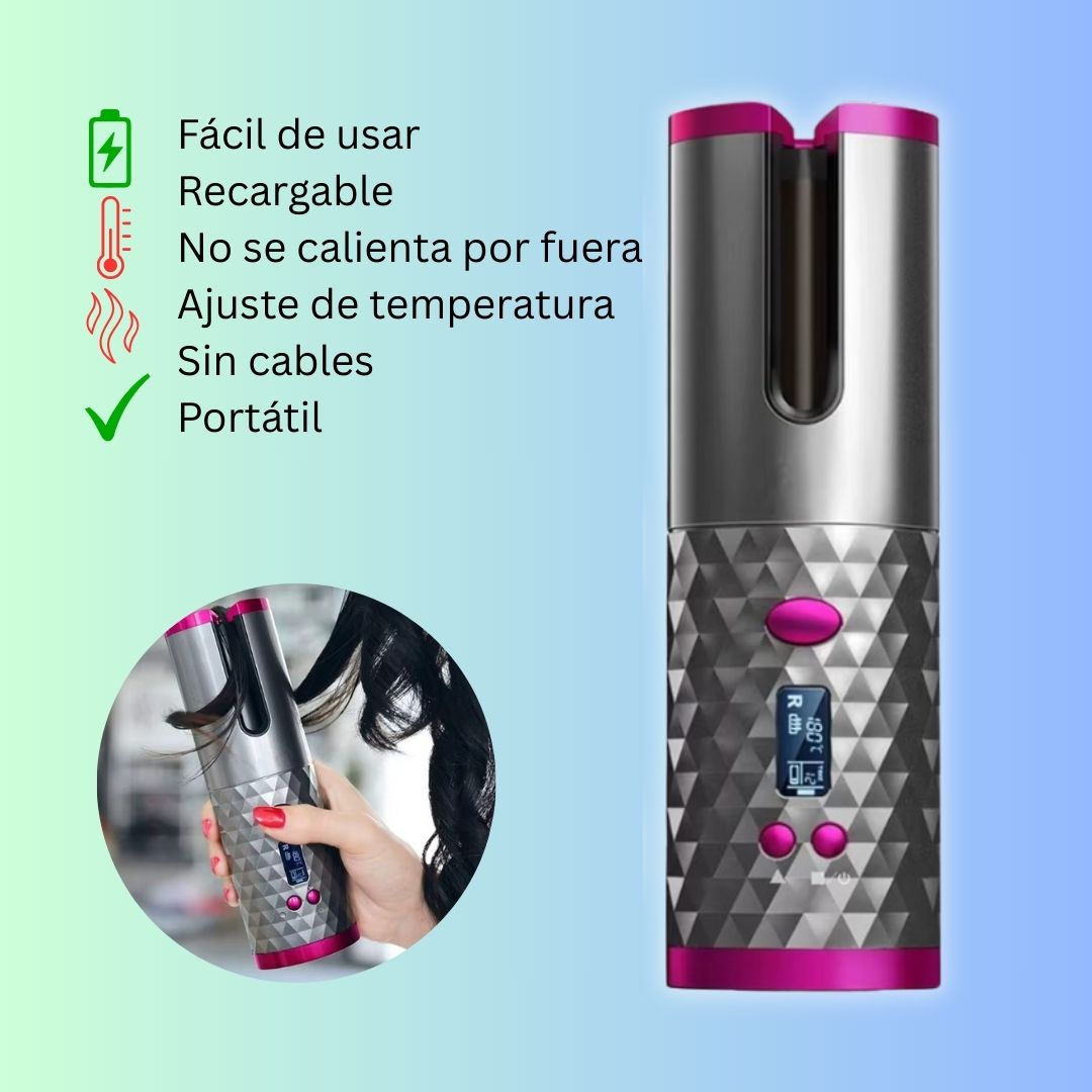 Rizador Automático Curlé Noare | Rizos Duraderos + Sin Quemaduras